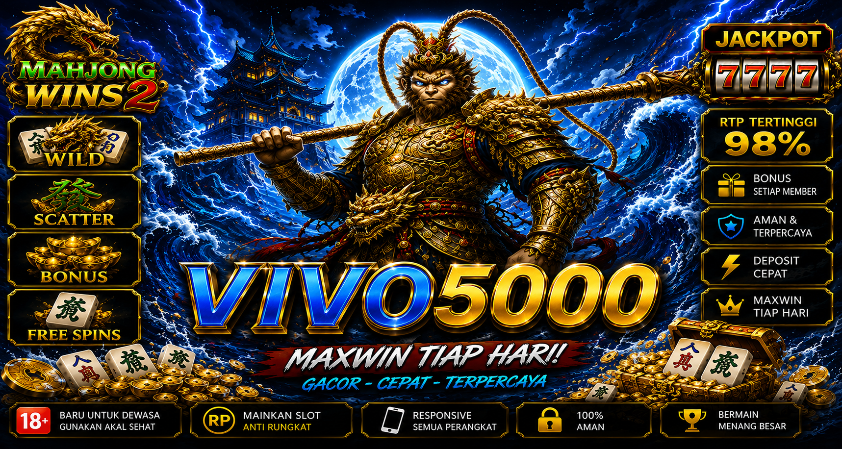 VIVO5000: Pesona Mitologi Gates of Olympus